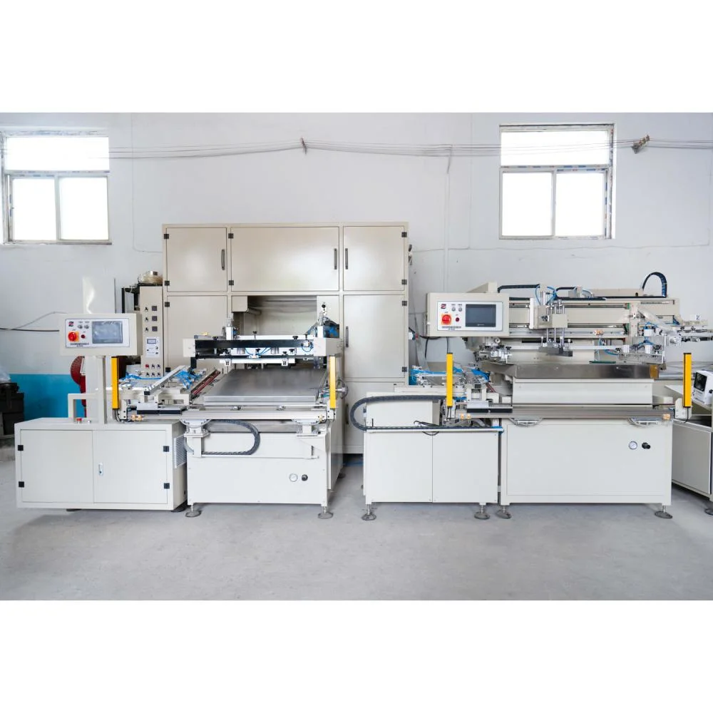 Automatic screen printing machine, pen films and other film products