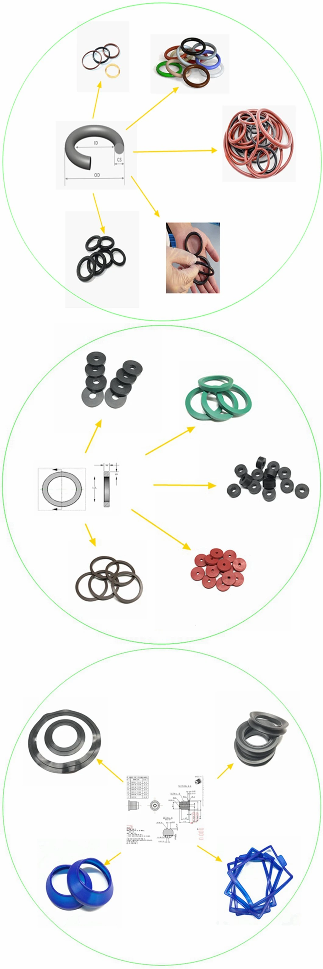 Manufacturer Custom Nonstandard Moulded Molded Parts Other Silicone Rubber Products